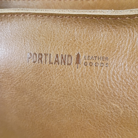 Portland Leather Triangle Bag in Shortbread - Picture 12 of 12